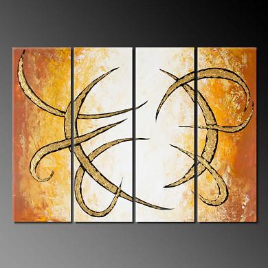 Dafen Oil Painting on canvas abstract -set380